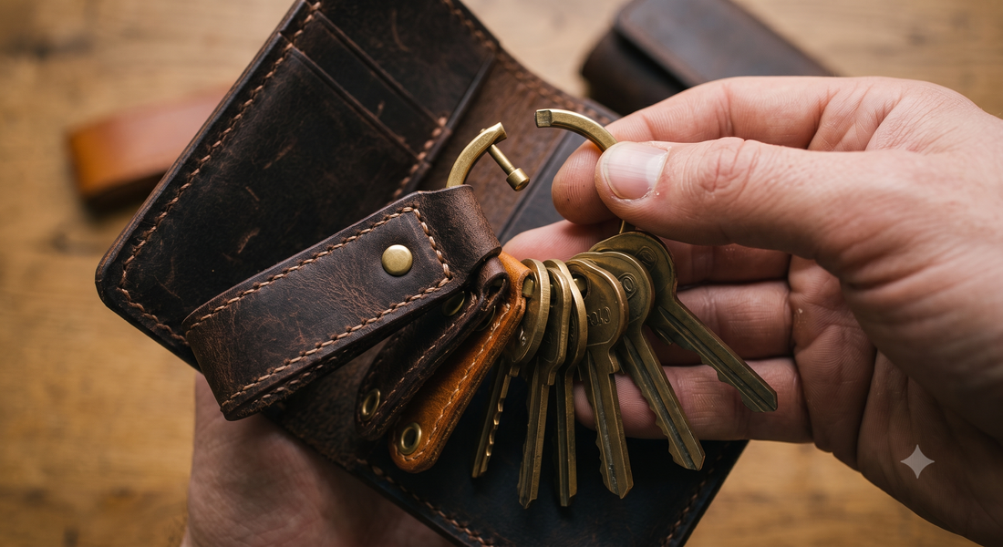 Handmade Leather Keychains & Key Holders: The Small Leather Good That Gets Noticed Most